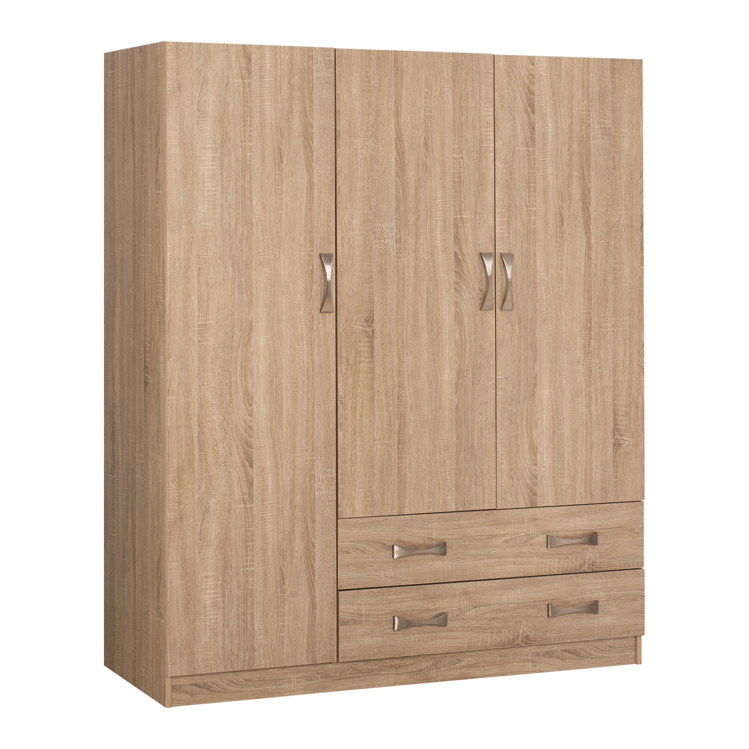 ntoylapa-3fylli-fb938402-me-dyo-syrtaria ΝΤΟΥΛΑΠΑ 3ΦΥΛΛΗ CARLY HM384.02 ΜΕ ΔΥΟ ΣΥΡΤΑΡΙΑ SONAMA 150X55Χ180Υεκ. - Image 1