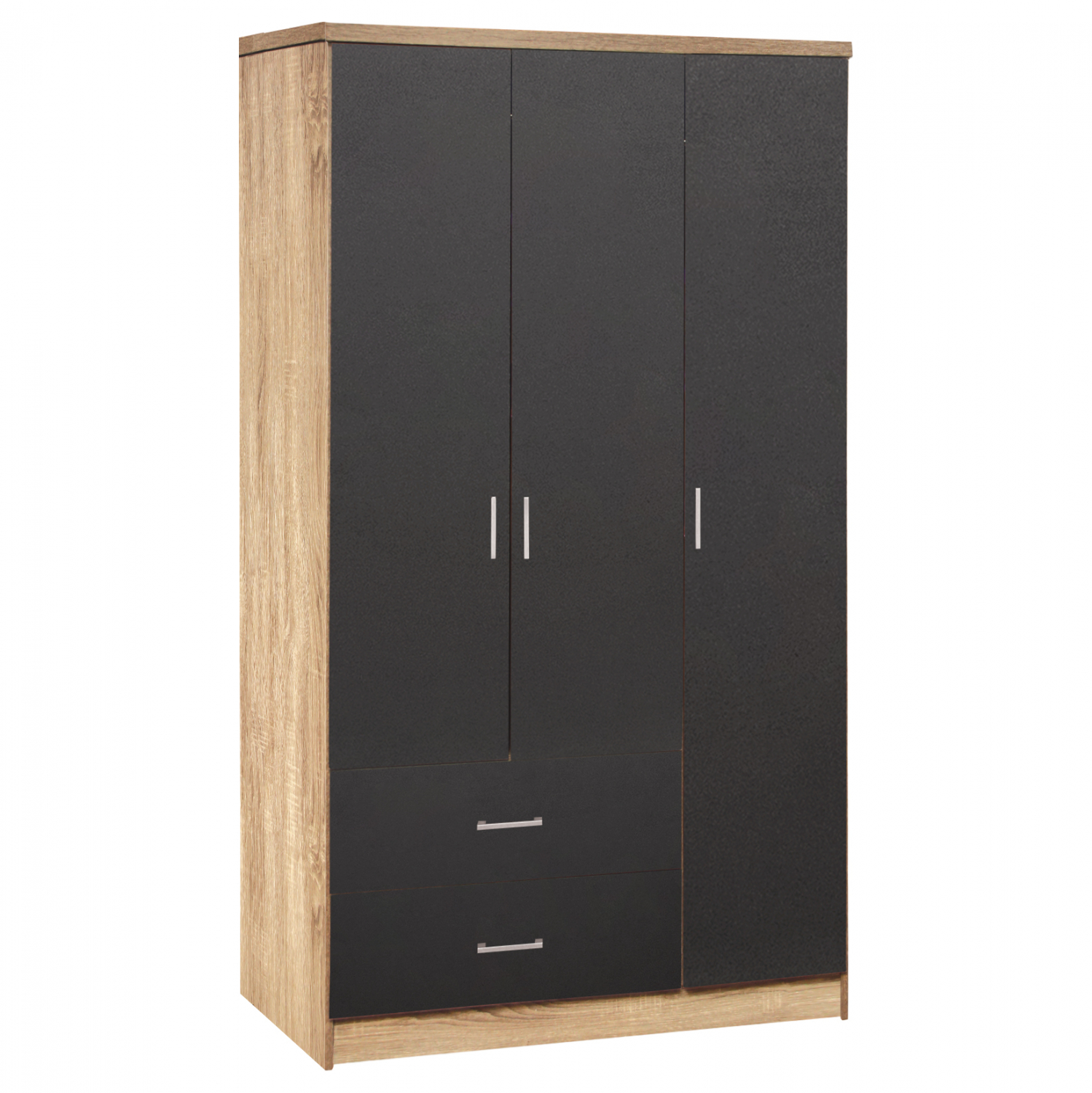 ntoylapa-3fylli-me-2-syrtaria-fb934004-s-5 ΝΤΟΥΛΑΠΑ 3ΦΥΛΛΗ ME 2 ΣΥΡΤΑΡΙΑ CAESAR HM340.04 SONAMA ΜΕ ΓΚΡΙ 89x42,5Χ181εκ. - Image 1