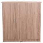 ΝΤΟΥΛΑΠΑ 3ΦΥΛΛΗ ΜΕ ΡΑΦΙΑ FUENTO HM2482.01 SONAMA OAK ΜΕΛΑΜΙΝΗ 120-116x40x123,5Υεκ. - Image 3