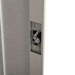 ΝΤΟΥΛΑΠΑ ΜΕΤΑΛΛΙΚΗ DURON HM11980 2-ΦΥΛΛΗ ΜΕ 2 ΑΠΟΘ.ΧΩΡΟΥΣ & ΠΟΔΙΑ-ΓΚΡΙ 90Χ40Χ100Υεκ. - Image 5