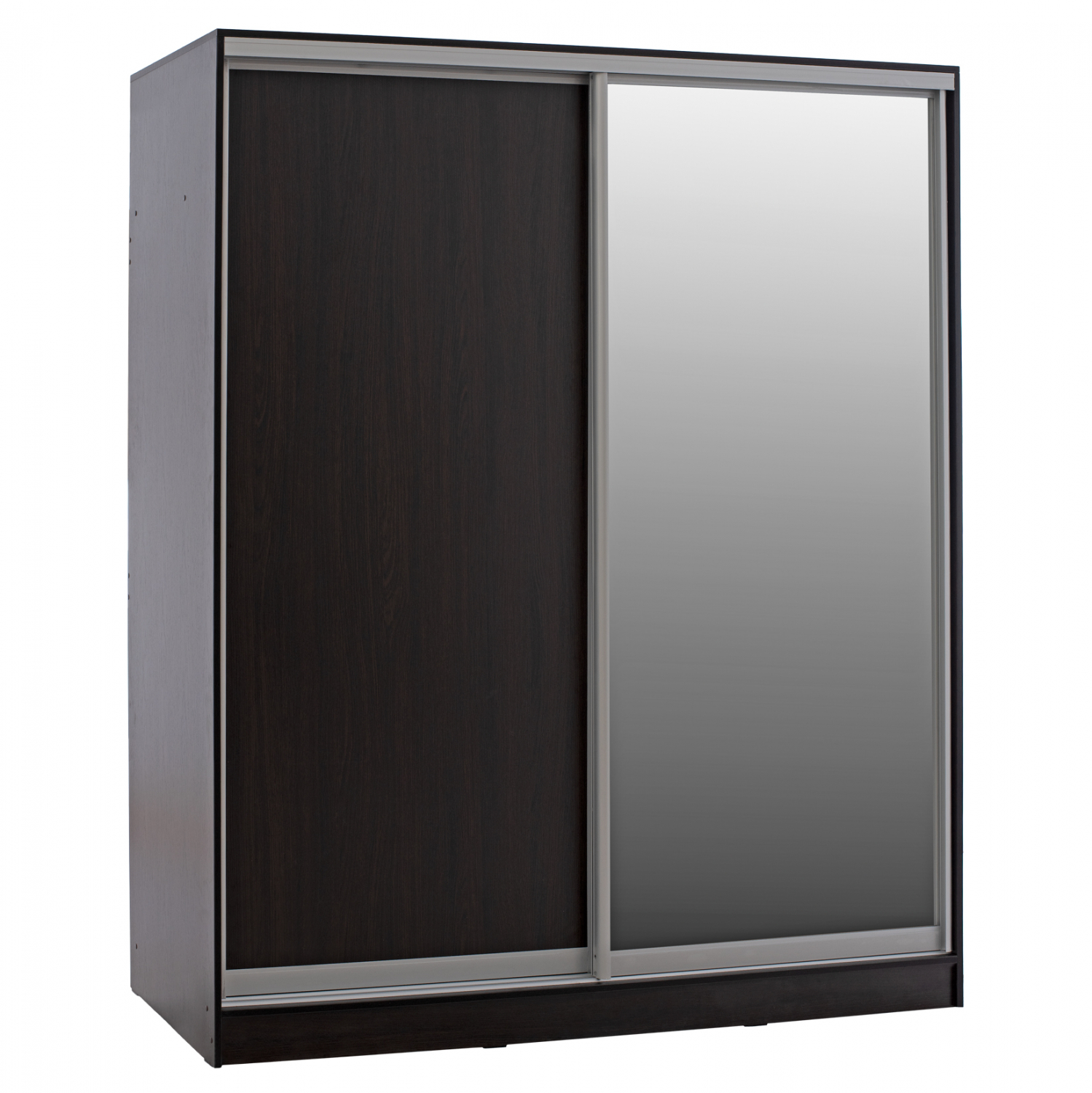ntoylapa-syromeni-melaminis-wenge-me-kat ΝΤΟΥΛΑΠΑ ΣΥΡΟΜΕΝΗ ADLER ΜΕΛΑΜΙΝΗΣ WENGE ΜΕ ΚΑΘΡΕΠΤΗ HM2437.02 180X60X210Υεκ. - Image 1