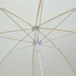 ΟΜΠΡΕΛΑ ΘΑΛΑΣΣΗΣ RANDALL 2.20μ HM6015.01 ΛΕΥΚΗ 8 ΑΚΤΙΝΕΣ FIBERGLASS - Image 2