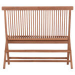 ΠΑΓΚΑΚΙ KENDALL HM18128 ΠΤΥΣΣΟΜΕΝΟ ΑΠΟ ΞΥΛΟ ΤΕΑΚ ΣΕ ΦΥΣΙΚΟ ΧΡΩΜΑ 100x47x89Υεκ. - Image 7