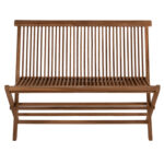 ΠΑΓΚΑΚΙ KENDALL HM9541 ΠΤΥΣΣΟΜΕΝΟ ΑΠΟ ΞΥΛΟ ΤΕΑΚ ΣΕ ΦΥΣΙΚΟ ΧΡΩΜΑ 120x62x89Υεκ. - Image 3