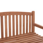 ΠΑΓΚΑΚΙ ΚΗΠΟΥ 3ΘΕΣΙΟ ELENA HM18125 ΞΥΛΟ TEAK--ΦΥΣΙΚΟ 150x61x95Υεκ. - Image 7