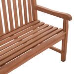 ΠΑΓΚΑΚΙ ΚΗΠΟΥ 3ΘΕΣΙΟ ELENA HM18125 ΞΥΛΟ TEAK--ΦΥΣΙΚΟ 150x61x95Υεκ. - Image 8
