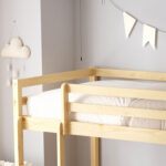 ΠΑΙΔΙΚΗ ΚΟΥΚΕΤΑ τ.MONTESSORI ΜΕ ΠΑΡΚΑΚΙ PLAYKID HM703.01 ΞΥΛΟ ΠΕΥΚΟΥ ΦΥΣΙΚΟ ΓΙΑ 190x90εκ - Image 6