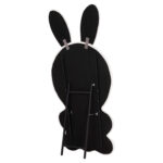 ΠΑΙΔΙΚΟΣ ΚΑΘΡΕΦΤΗΣ ΔΑΠΕΔΟΥ BUNNY HM4489.01 MDF ΡΟΖ & ΛΕΥΚΟ-ΜΑΥΡΟ STAND 80x162Υεκ. - Image 6
