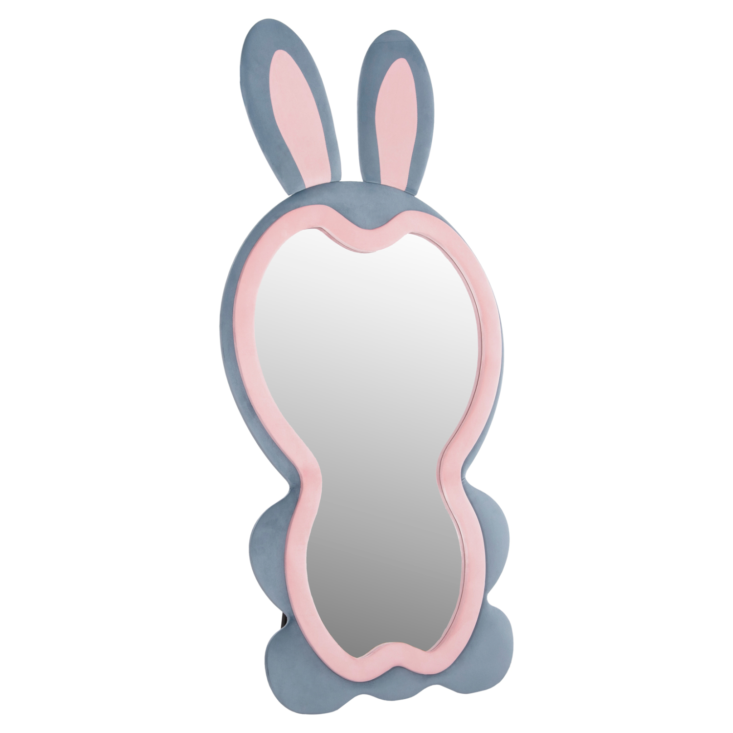 paidikos-kathreftis-dapedoy-fb9448902-md-8 ΠΑΙΔΙΚΟΣ ΚΑΘΡΕΦΤΗΣ ΔΑΠΕΔΟΥ BUNNY HM4489.02 MDF ΡΟΖ & ΜΠΛΕ-ΜΑΥΡΟ STAND 80x162Υεκ. - Image 1