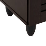 ΠΑΠΟΥΤΣΟΘΗΚΗ-ΝΤΟΥΛΑΠΑ PROLLY HM9609.01 ΜΕΛΑΜΙΝΗ WENGE-3ΠΟΡΤΕΣ-4ΡΑΦΙΑ 87x32x88Υεκ. - Image 7