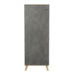 ΠΑΠΟΥΤΣΟΘΗΚΗ-ΝΤΟΥΛΑΠΙ ALVARO HM8954.14 ΜΕΛΑΜΙΝΗ SONAMA-STONE TEXTURE 50Χ38Χ135Yεκ. - Image 4