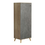 ΠΑΠΟΥΤΣΟΘΗΚΗ-ΝΤΟΥΛΑΠΙ ALVARO HM8954.14 ΜΕΛΑΜΙΝΗ SONAMA-STONE TEXTURE 50Χ38Χ135Yεκ. - Image 6