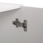 ΠΑΤΑΡΙ 3ΦΥΛΛΗΣ ΝΤΟΥΛΑΠΑΣ ΜΕΛΑΜΙΝΗΣ ALIVIA HM351.05 ΣΕ ΧΡΩΜΑ ΛΕΥΚΟ 90,2x42x60Yεκ. - Image 5