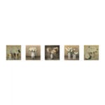 ΠΙΝΑΚΑΣ ΠΕΝΤΑΠΤΥΧΟ MDF ROMANTIC FLOWERS HM7205.02 75X0,3X15 εκ. - Image 3