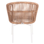 ΠΟΛΥΘΡΟΝΑ ΑΛΟΥΜΙΝΙΟΥ ORIN HM6265.02 ΛΕΥΚΗ-P.E.RATTAN ΦΥΣΙΚΟ-ΜΠΕΖ ΜΑΞΙΛΑΡΙΑ 58x61x75Υ - Image 6