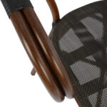 ΠΟΛΥΘΡΟΝΑ ΑΛΟΥΜΙΝΙΟΥ CLAY BAMBOO LOOK ΚΑΦΕ ΜΕ TEXTLINE HM5025 60,5x59x81Υ - Image 8