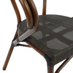 ΠΟΛΥΘΡΟΝΑ ΑΛΟΥΜΙΝΙΟΥ CLAY BAMBOO LOOK ΚΑΦΕ ΜΕ TEXTLINE HM5025 60,5x59x81Υ - Image 9