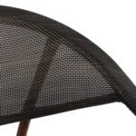 ΠΟΛΥΘΡΟΝΑ ΑΛΟΥΜΙΝΙΟΥ CLAY BAMBOO LOOK ΚΑΦΕ ΜΕ TEXTLINE HM5025 60,5x59x81Υ - Image 10