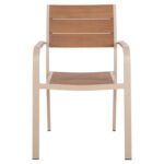 ΠΟΛΥΘΡΟΝΑ ΑΛΟΥΜΙΝΙΟΥ SAGA HM5127.04 ΣΑΜΠΑΝΙ ΜΕ POLYWOOD 55x52x86Yεκ. - Image 3