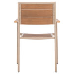 ΠΟΛΥΘΡΟΝΑ ΑΛΟΥΜΙΝΙΟΥ SAGA HM5127.04 ΣΑΜΠΑΝΙ ΜΕ POLYWOOD 55x52x86Yεκ. - Image 6
