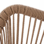 ΠΟΛΥΘΡΟΝΑ ΑΛΟΥΜΙΝΙΟΥ NOJO HM5771.02 ΓΚΡΙ ΜΕ P.E.TWIST RATTAN ΜΠΕΖ 55x63x82Y εκ. - Image 8