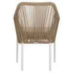 ΠΟΛΥΘΡΟΝΑ ΑΛΟΥΜΙΝΙΟΥ LOKKI HM5855.01 ΛΕΥΚΟ ΜΕ ΣΧΟΙΝΙ WICKER PE ΜΠΕΖ 56x66x82Υ εκ. - Image 6