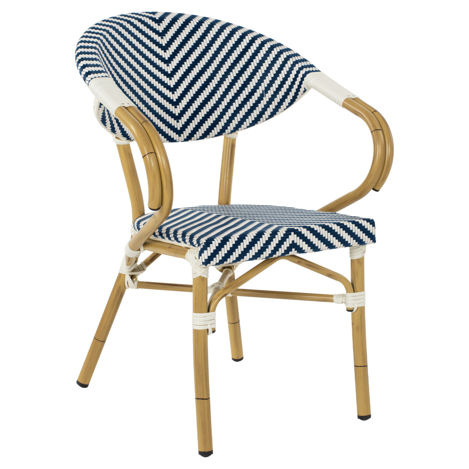 polythrona-bamboo-look-fb9586102-mple-le-2 ΠΟΛΥΘΡΟΝΑ BAMBOO LOOK HM5861.02 ΜΠΛΕ-ΛΕΥΚΟ 59x56x82Yεκ. - Image 1