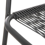 ΠΟΛΥΘΡΟΝΑ ΕΞ.ΧΩΡΟΥ AVRIL HM5968.01 ΜΕΤΑΛΛΟ ΚΑΙ ΣΥΝΘ.RATTAN ΣΕ ΓΚΡΙ 54,5x56x78Υεκ. - Image 9