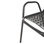 ΠΟΛΥΘΡΟΝΑ ΕΞ.ΧΩΡΟΥ AVRIL HM5968.01 ΜΕΤΑΛΛΟ ΚΑΙ ΣΥΝΘ.RATTAN ΣΕ ΓΚΡΙ 54,5x56x78Υεκ. - Image 10