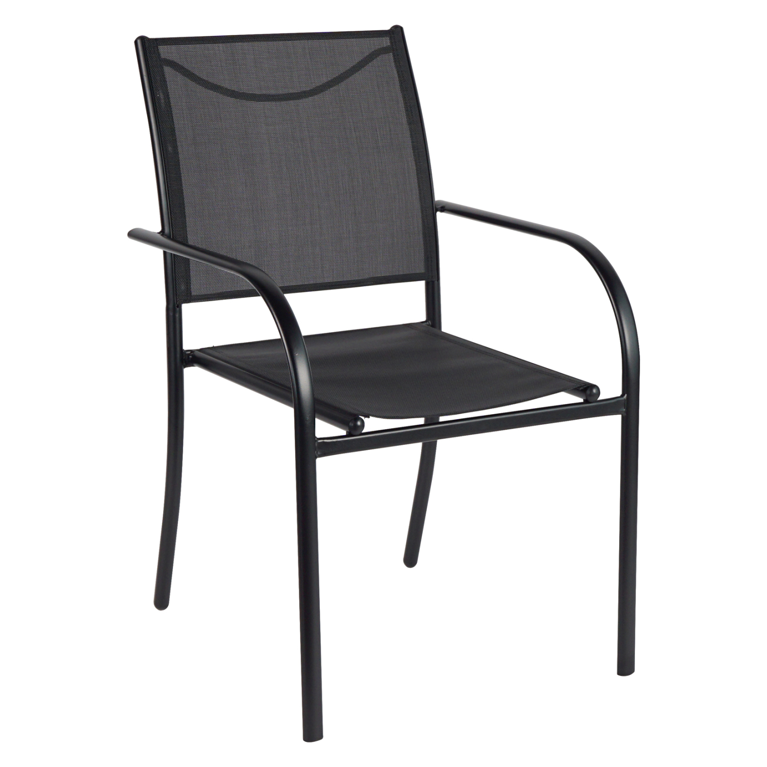 polythrona-exchoroy-fb9597603-metallo-ma-1 ΠΟΛΥΘΡΟΝΑ ΕΞ.ΧΩΡΟΥ REDAN HM5976.03 ΜΕΤΑΛΛΟ ΜΑΥΡΟ-TEXTILENE ΜΑΥΡΟ 56x60x88Υεκ - Image 1