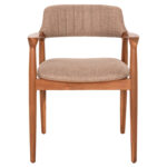 ΠΟΛΥΘΡΟΝΑ JAMES HM18259 TEAK WOOD ΜΕ ΣΑΜΠΑΝΙ ΥΦΑΣΜΑ 57x52x76Υεκ. - Image 3