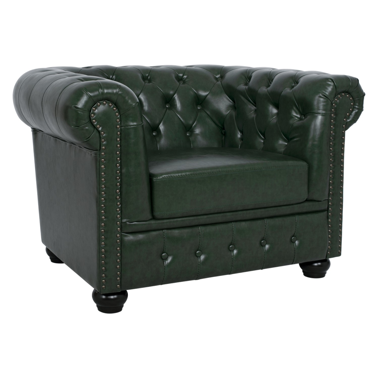 polythrona-fb9301108-pu-kyparissi-106x87-1 ΠΟΛΥΘΡΟΝΑ T.CHESTERFIELD POLINA HM3011.08 PU ΚΥΠΑΡΙΣΣΙ 106x87x70Y εκ. - Image 1
