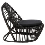 ΠΟΛΥΘΡΟΝΑ ENTROPY HM9840.03 ΜΑΥΡΟ RATTAN ΜΕ ΜΑΞΙΛΑΡΙ-ΜΑΥΡΟ 80x97x85Υεκ. - Image 4