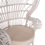 ΠΟΛΥΘΡΟΝΑ ROYAL PEACOCK HM9342.02 RATTAN ΣΕ ΛΕΥΚΟ-ΜΑΞΙΛΑΡΙ ΛΕΥΚΟ 114x72x150Yεκ. - Image 8