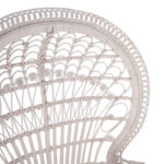 ΠΟΛΥΘΡΟΝΑ ROYAL PEACOCK HM9342.02 RATTAN ΣΕ ΛΕΥΚΟ-ΜΑΞΙΛΑΡΙ ΛΕΥΚΟ 114x72x150Yεκ. - Image 9