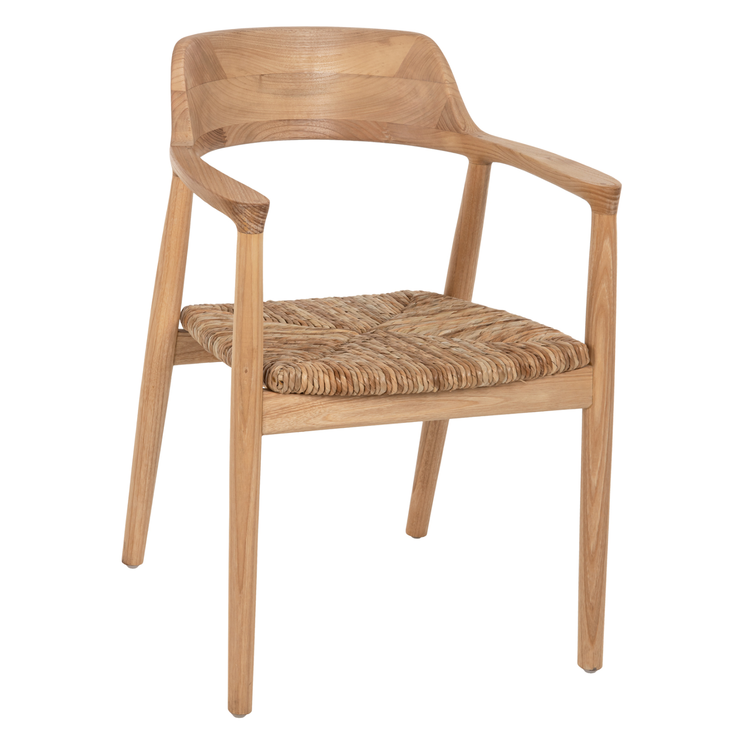 polythrona-fb9963401-xylo-sungkai-psatha-10 ΠΟΛΥΘΡΟΝΑ KINGSLEY HM9634.01 ΞΥΛΟ TEAK & ΨΑΘΑ ΣΕ ΦΥΣΙΚΟ ΧΡΩΜΑ 57,5x54x80Yεκ. - Image 1