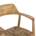 ΠΟΛΥΘΡΟΝΑ KINGSLEY HM9634.01 ΞΥΛΟ TEAK & ΨΑΘΑ ΣΕ ΦΥΣΙΚΟ ΧΡΩΜΑ 57,5x54x80Yεκ. - Image 7