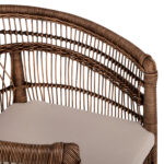 ΠΟΛΥΘΡΟΝΑ MALAWI HM9635.01 ΞΥΛΟ ΜΑΟΝΙ & RATTAN--Β'ΔΙΑΛΟΓΗΣ 80x70x86Υεκ. - Image 7