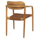 ΠΟΛΥΘΡΟΝΑ OSLO HM9636.01 ΞΥΛΟ TEAK ΦΥΣΙΚΟ & ΣΧΟΙΝΙ--B’ΔΙΑΛΟΓΗΣ 55x54x80Y εκ. - Image 5