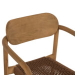 ΠΟΛΥΘΡΟΝΑ OSLO HM9636.01 ΞΥΛΟ TEAK ΦΥΣΙΚΟ & ΣΧΟΙΝΙ--B’ΔΙΑΛΟΓΗΣ 55x54x80Y εκ. - Image 7