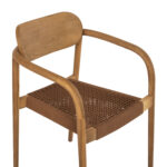 ΠΟΛΥΘΡΟΝΑ OSLO HM9636.01 ΞΥΛΟ TEAK ΦΥΣΙΚΟ & ΣΧΟΙΝΙ--B’ΔΙΑΛΟΓΗΣ 55x54x80Y εκ. - Image 9