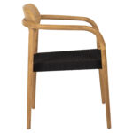 ΠΟΛΥΘΡΟΝΑ OSLO HM9636.02 ΞΥΛΟ TEAK ΦΥΣΙΚΟ & ΣΧΟΙΝΙ--B’ΔΙΑΛΟΓΗΣ 55x54x80Y εκ. - Image 4