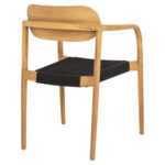 ΠΟΛΥΘΡΟΝΑ OSLO HM9636.02 ΞΥΛΟ TEAK ΦΥΣΙΚΟ & ΣΧΟΙΝΙ--B’ΔΙΑΛΟΓΗΣ 55x54x80Y εκ. - Image 5