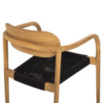 ΠΟΛΥΘΡΟΝΑ OSLO HM9636.02 ΞΥΛΟ TEAK ΦΥΣΙΚΟ & ΣΧΟΙΝΙ--B’ΔΙΑΛΟΓΗΣ 55x54x80Y εκ. - Image 10