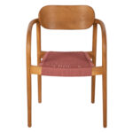 ΠΟΛΥΘΡΟΝΑ OSLO HM9636.06 ΞΥΛΟ TEAK ΦΥΣΙΚΟ & ΣΧΟΙΝΙ--B’ΔΙΑΛΟΓΗΣ 55x54x80Yεκ. - Image 3