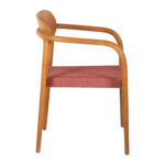 ΠΟΛΥΘΡΟΝΑ OSLO HM9636.06 ΞΥΛΟ TEAK ΦΥΣΙΚΟ & ΣΧΟΙΝΙ--B’ΔΙΑΛΟΓΗΣ 55x54x80Yεκ. - Image 4