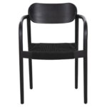 ΠΟΛΥΘΡΟΝΑ OSLO HM9636.12 ΞΥΛΟ TEAK ΜΑΥΡΟ & ΣΧΟΙΝΙ--B’ΔΙΑΛΟΓΗΣ 55x54x80Yεκ. - Image 3