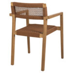 ΠΟΛΥΘΡΟΝΑ CHARLOTTE HM9637.01 ΞΥΛΟ TEAK & ΚΑΦΕ ΣΧΟΙΝΙ--B'ΔΙΑΛΟΓΗΣ 59x54x83Y εκ. - Image 5