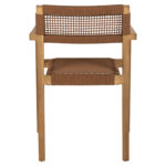 ΠΟΛΥΘΡΟΝΑ CHARLOTTE HM9637.01 ΞΥΛΟ TEAK & ΚΑΦΕ ΣΧΟΙΝΙ--B'ΔΙΑΛΟΓΗΣ 59x54x83Y εκ. - Image 6