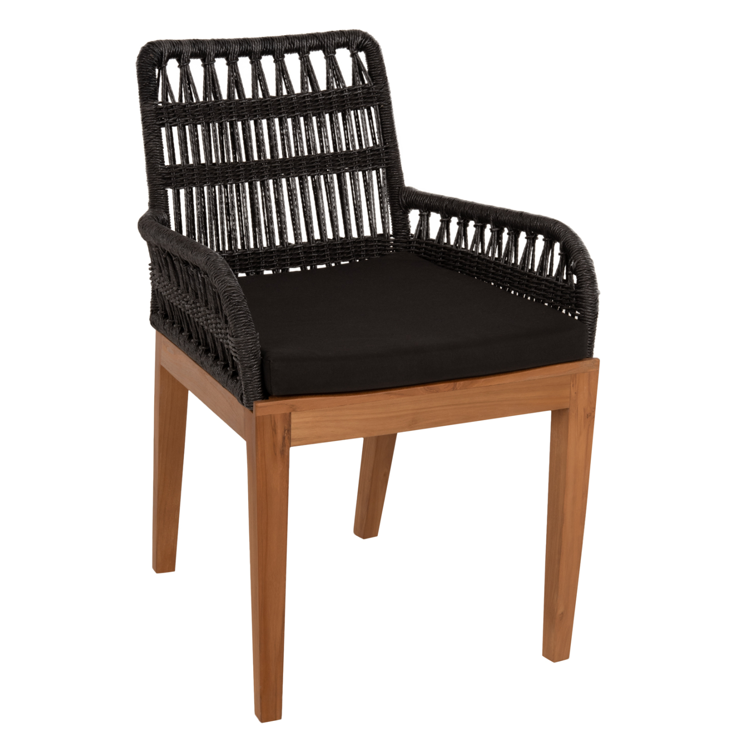 polythrona-fb9976003-xylo-teak-se-meli-k-10 ΠΟΛΥΘΡΟΝΑ STARDOM HM9760.03 ΞΥΛΟ ΤΕΑΚ ΣΕ ΜΕΛΙ ΚΑΙ ΜΑΥΡΟ ΣΧΟΙΝΙ 57x65x83Yεκ. - Image 1